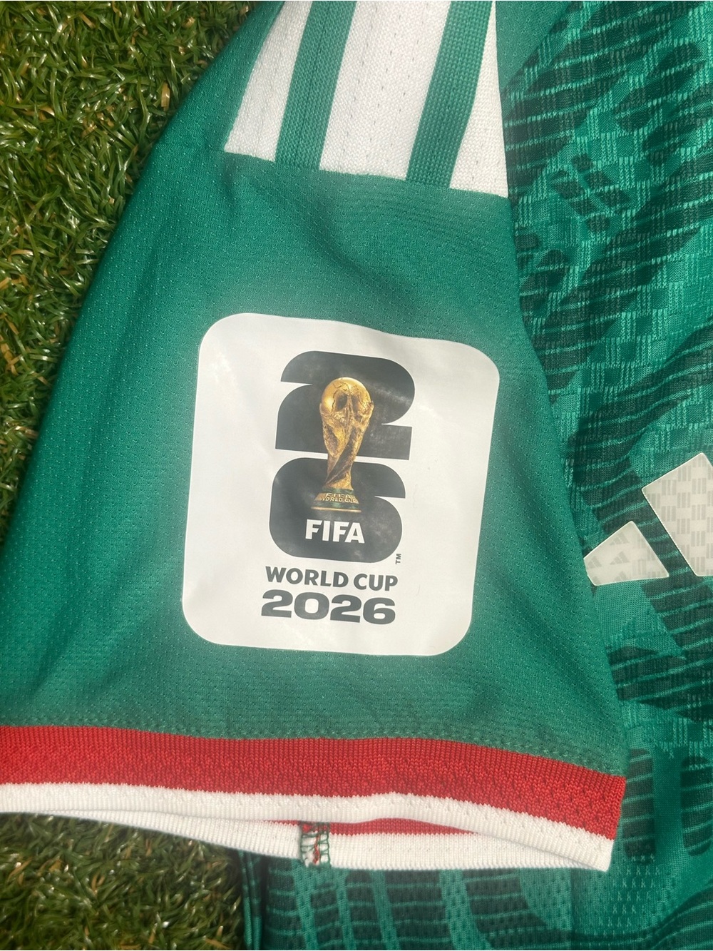 Adidas Mexico Home Quiñones #16 National Team World Cup Jersey Player Version - Picture 6 of 7